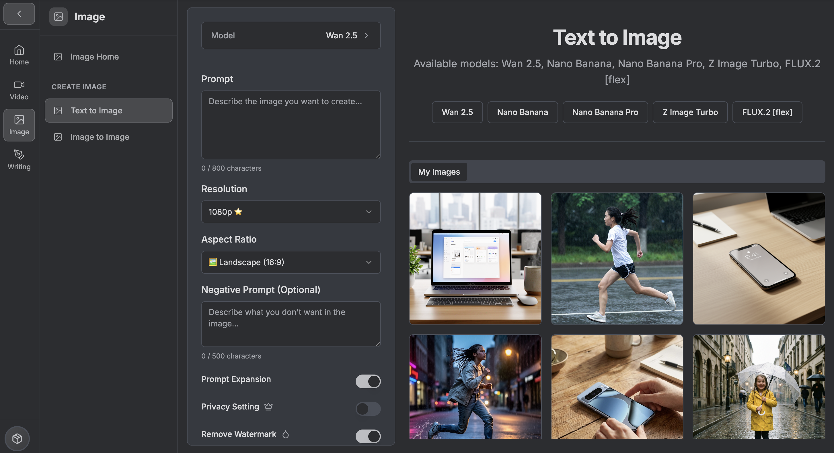 Image Workspace Preview